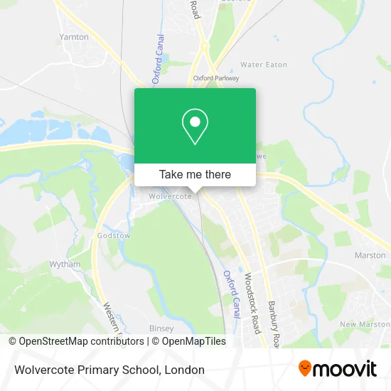 Wolvercote Primary School map