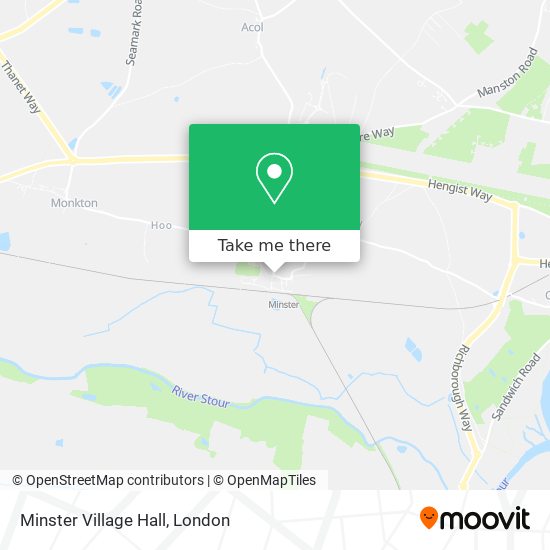 Minster Village Hall map