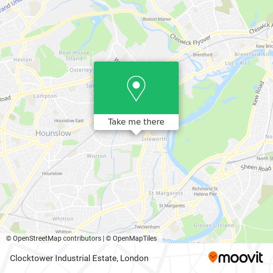 Clocktower Industrial Estate map
