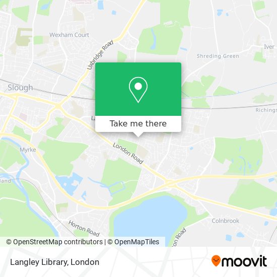 Langley Library map