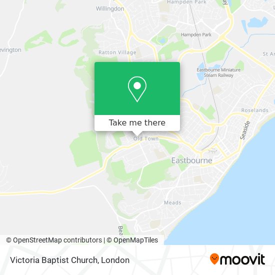 Victoria Baptist Church map