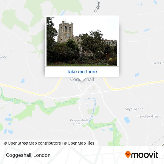 Coggeshall map