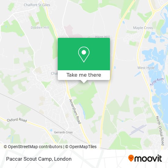 Paccar Scout Camp map