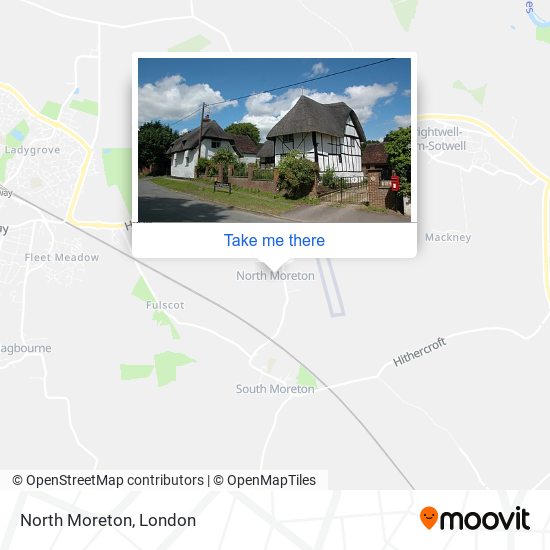 North Moreton map