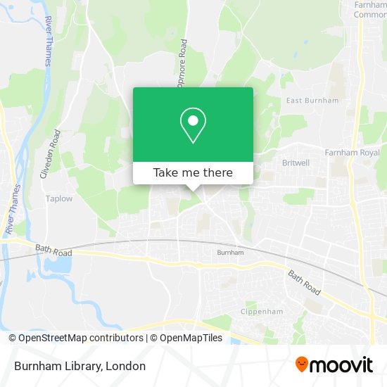 Burnham Library map
