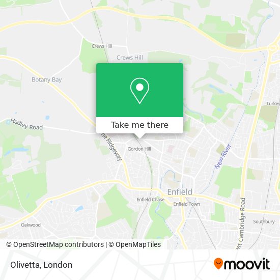 Olivetta map