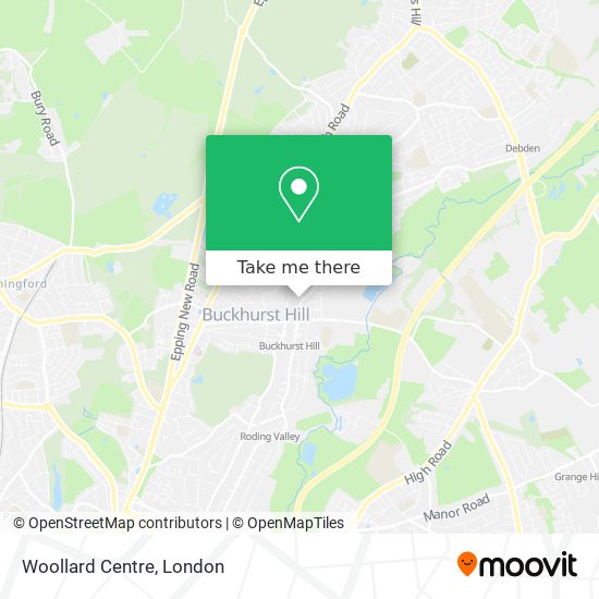 Woollard Centre map