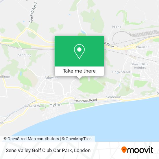 Sene Valley Golf Club Car Park map