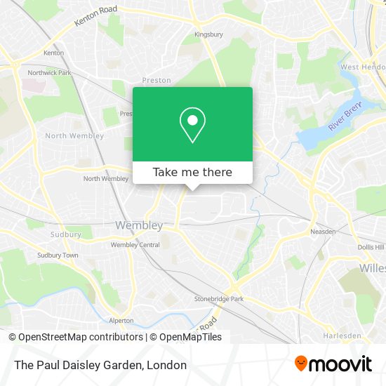 The Paul Daisley Garden map