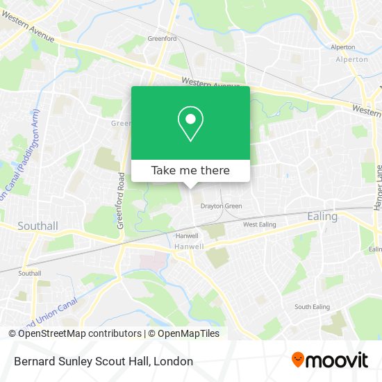 Bernard Sunley Scout Hall map