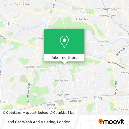 Hand Car Wash And Valeting map