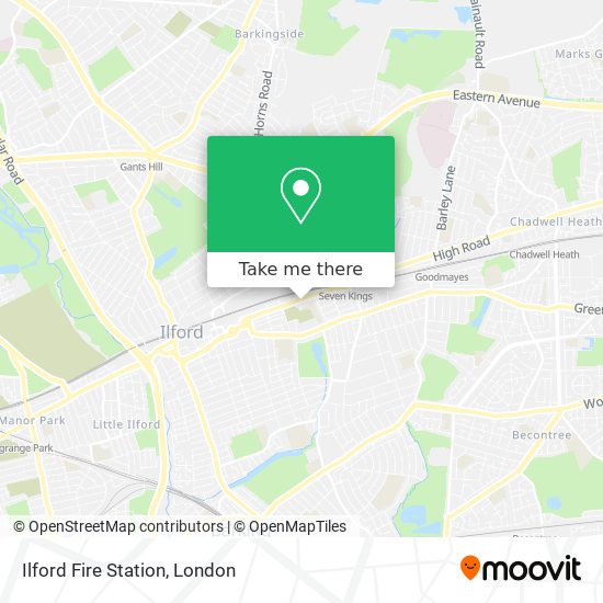 Ilford Fire Station map