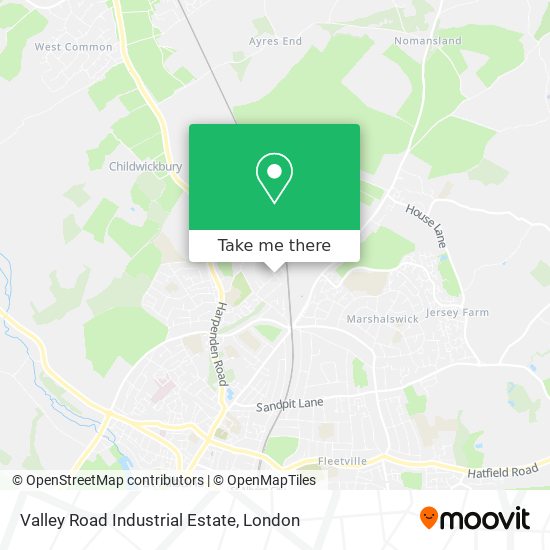 Valley Road Industrial Estate map