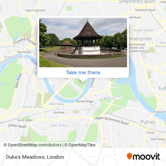 Duke's Meadows map