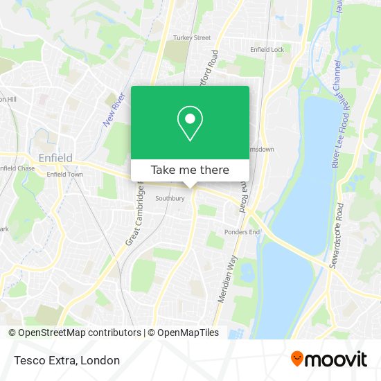 Tesco Extra map