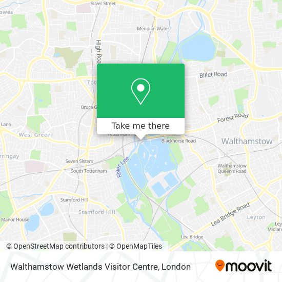 Walthamstow Wetlands Visitor Centre map