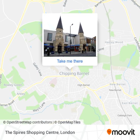The Spires Shopping Centre map