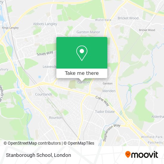 Stanborough School map