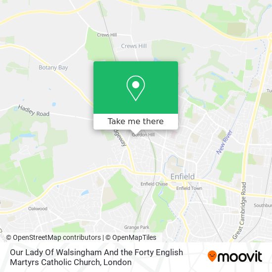 Our Lady Of Walsingham And the Forty English Martyrs Catholic Church map