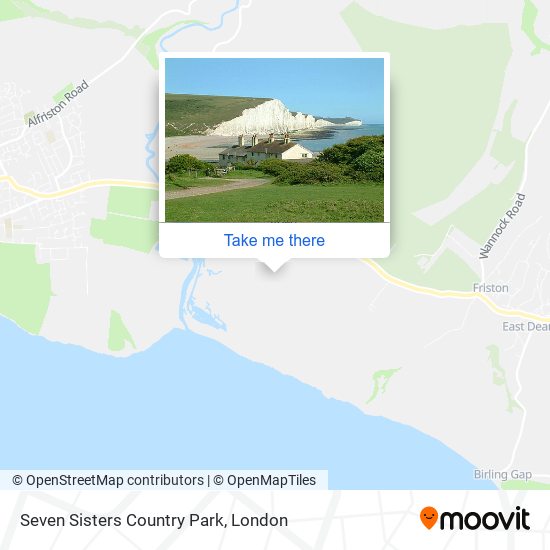 Seven Sisters Country Park map