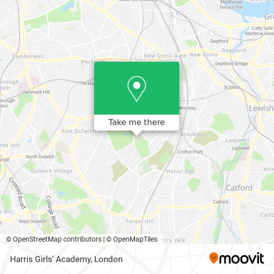 Harris Girls' Academy map