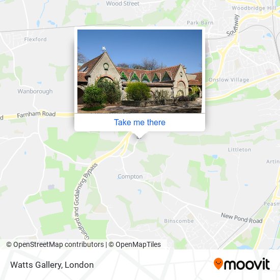 Watts Gallery map