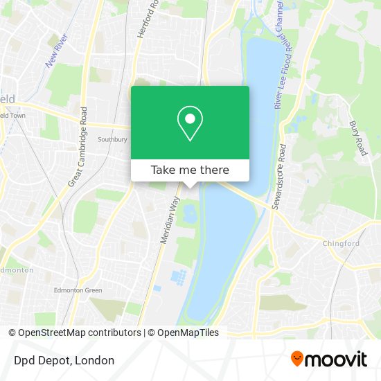 Dpd Depot map