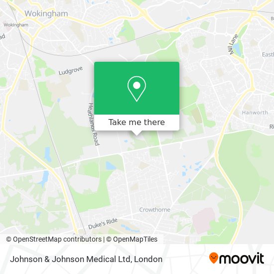 Johnson & Johnson Medical Ltd map