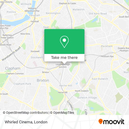 Whirled Cinema map