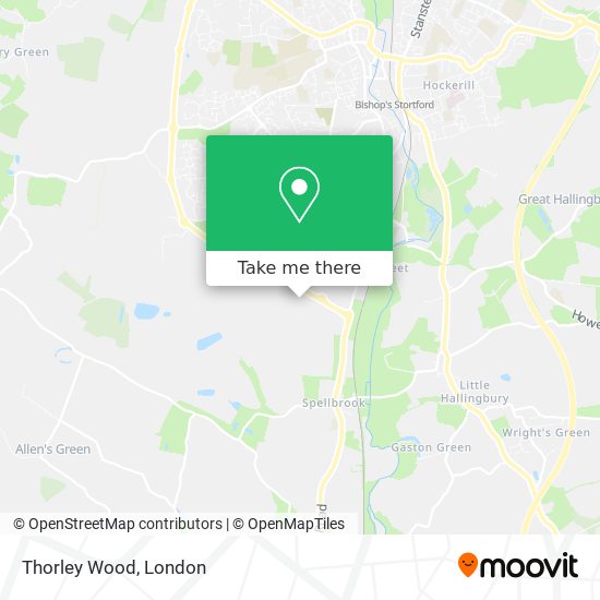 Thorley Wood map