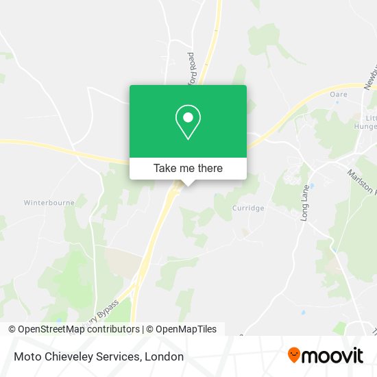 Moto Chieveley Services map