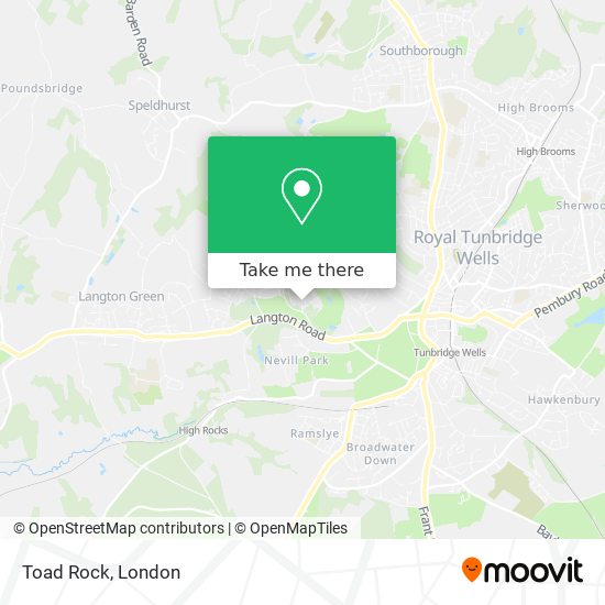 Toad Rock map