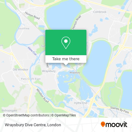 Wraysbury Dive Centre map