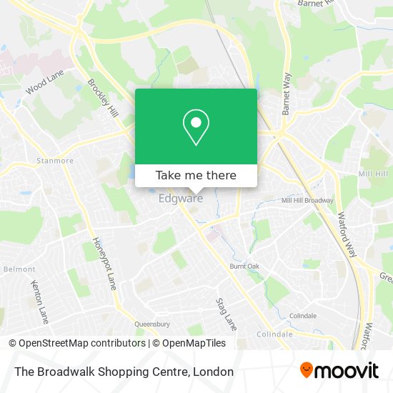The Broadwalk Shopping Centre map