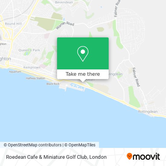 Roedean Cafe & Miniature Golf Club map