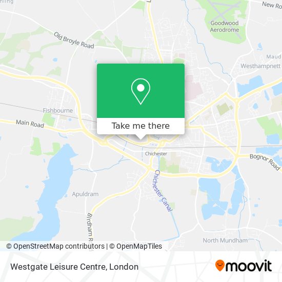 Westgate Leisure Centre map