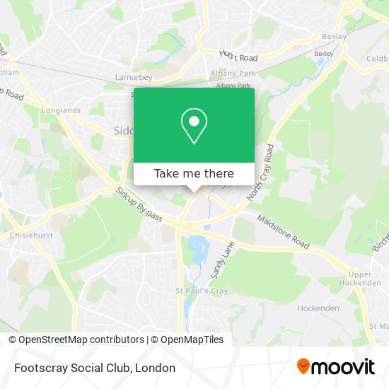 Footscray Social Club map
