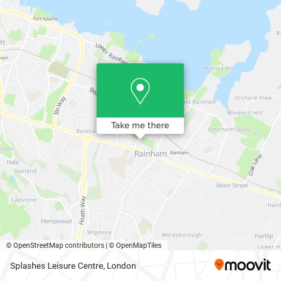 Splashes Leisure Centre map