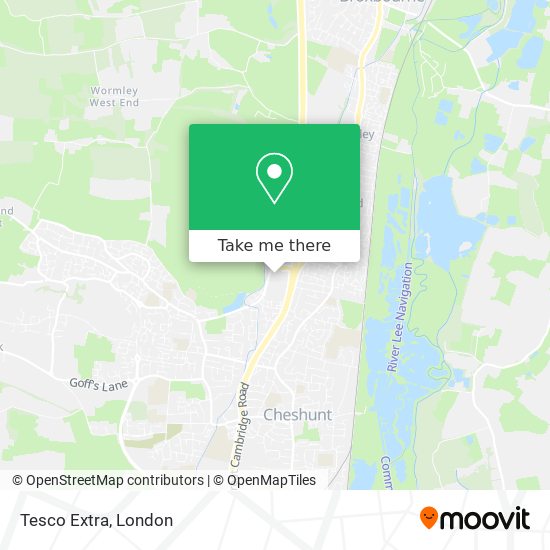 Tesco Extra map