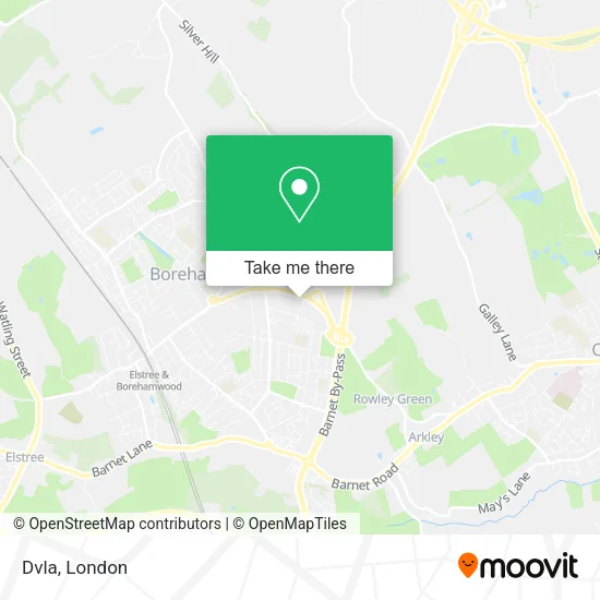 Dvla map