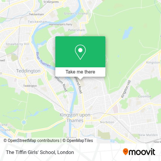 How To Get To Tiffin Girls School In Ham Richmond By Bus Train Or Tube