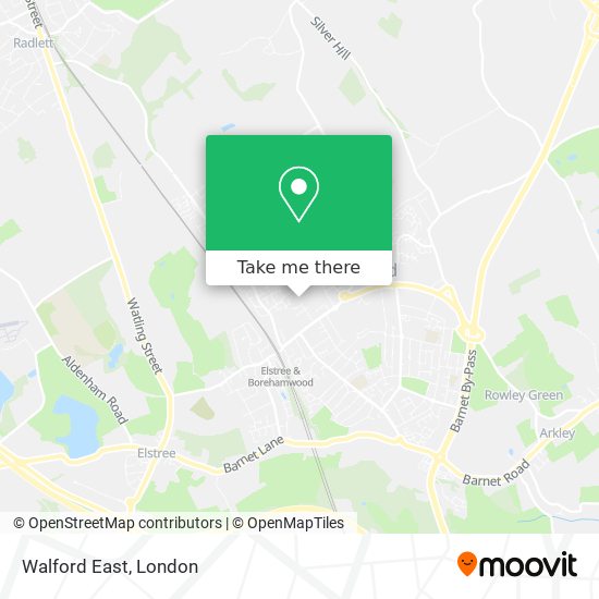 Walford East map
