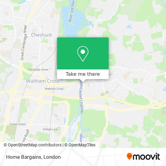 Home Bargains map