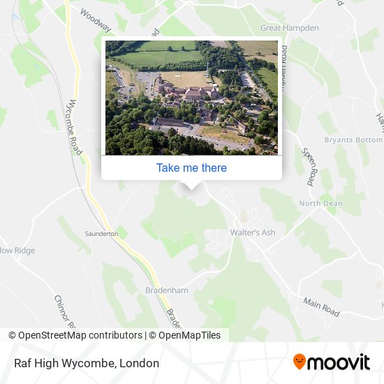 Raf High Wycombe map