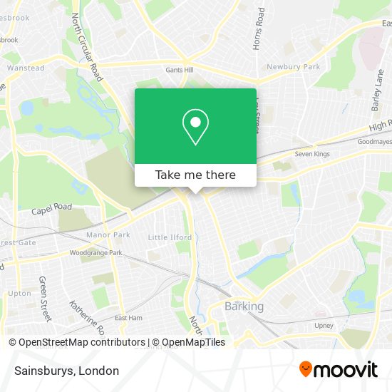 Sainsburys map