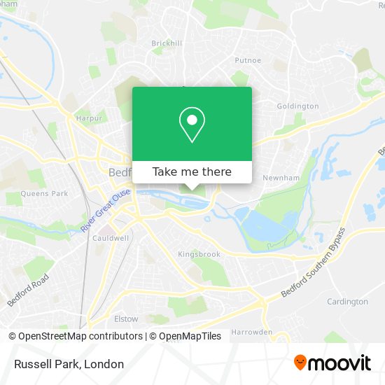 Russell Park map