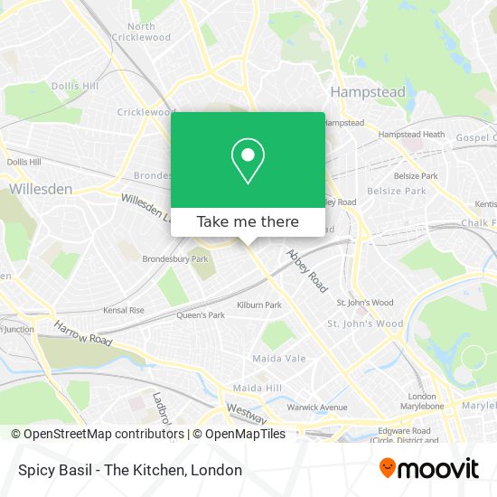 Spicy Basil - The Kitchen map