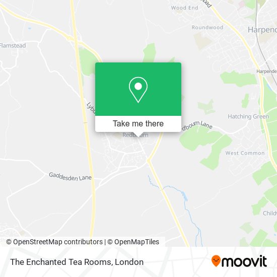 The Enchanted Tea Rooms map