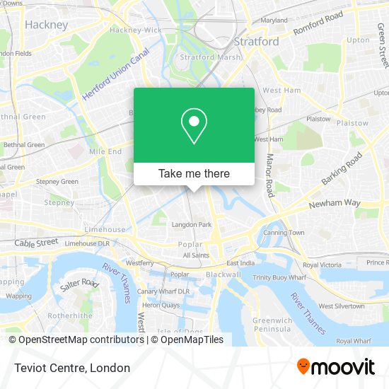 Teviot Centre map