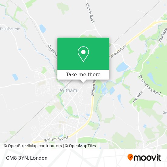CM8 3YN map
